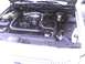 2003 Ford Crown Victoria - Engine bay of a 2003 Ford Crown Victoria, a supercharger and blue cone air filter.
