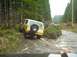 1989 Ford Bronco - Tony, getting warmed up on the first little powerline