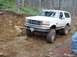 1989 Ford Bronco - Alvie in the rough part..(notice the rocker damage from earlier)