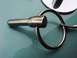1968 Mercury Cougar - Hood pin assembly with a ring, likely for a classic car or race car.