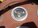1988 Ford Bronco - Close-up of an International Harvester oil pressure gauge.