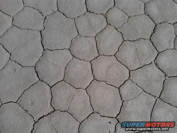 Cracked dry earth pattern