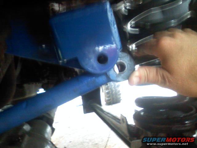 Stock track bar/pan hard bar is about an inch too long, need to get it shortened unfortunately