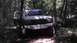 1989 Ford Bronco - 1989 Ford Bronco navigating a forest path with its front end visible.
