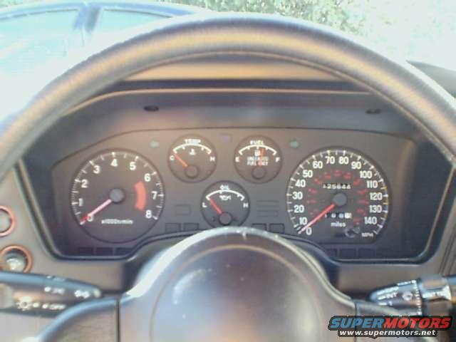 1994 Eagle Talon dashboard with speedometer and tachometer