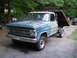 1979 Ford Bronco - This Ford truck appears to be a dump truck, not a 1979 Bronco.