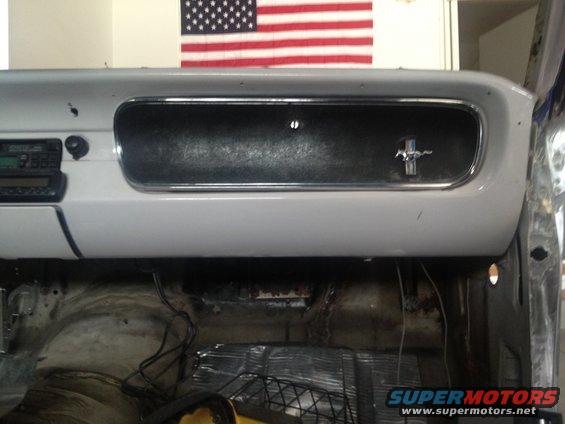 65 mustang after dash pad delete