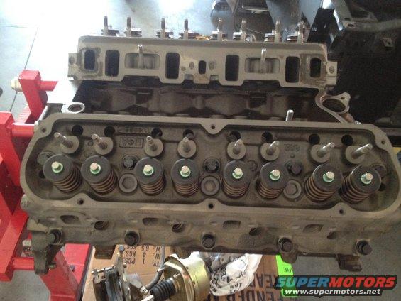 Mustang 302 heads on, ARP studs
