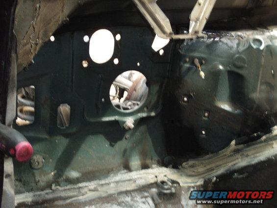 picture-058.jpg you can see it seem sealed inside and ready to roll... next is the pedal brackets and the A pillar corrections.