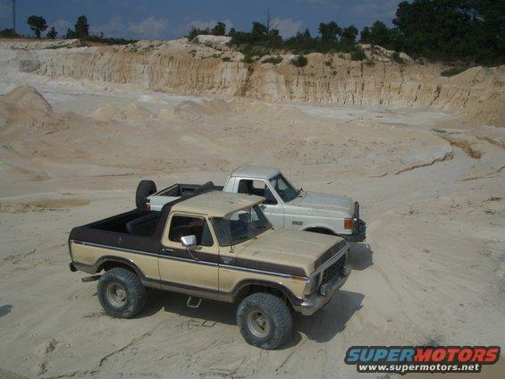 photo op in sand pit