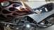 1996 Buell S1 Lightning w/Fairing - Close-up of a motorcycle's fuel tank custom flame paintwork.