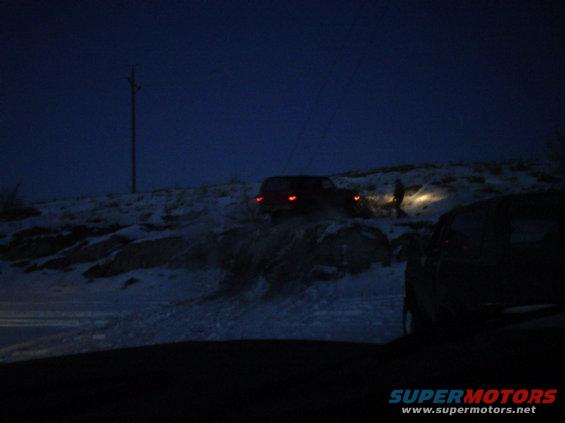 Bens 80 blazer flying up the hill