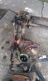 Ford Bronco rear axle assembly with differential and brake components