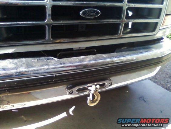1994 Ford Bronco front grille and bumper with winch