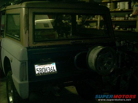 im000158.jpg Dark but supposed to show my newly added spare tire carrier, tailgate, and rear gate installed.