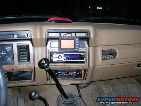 There was no radio when I got the Bronco, so I added one.