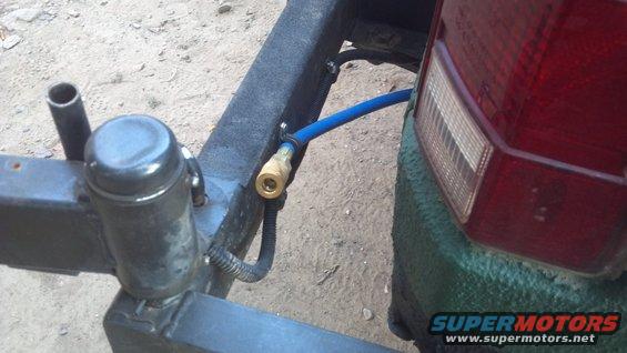 Rear air chuck.