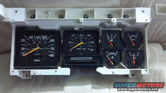 I pulled the gauge cluster and made some measurements.