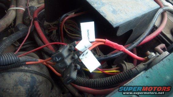 8 ga wire coming from the starter solenoid, then feeding into fuse holders for each 10 ga circuit.  Labels are your friend