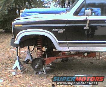 axle shafts in, spindle on