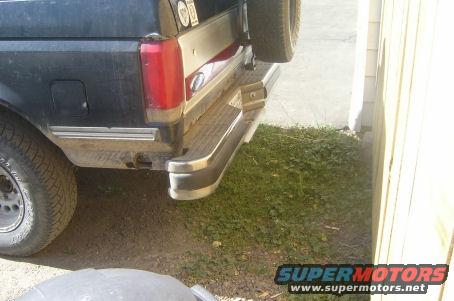 Rear step bumper: $50 or trade for sport style rear bumper
(2 additional pics)