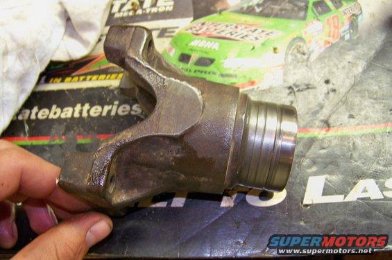 This yoke needed replacing...just a little