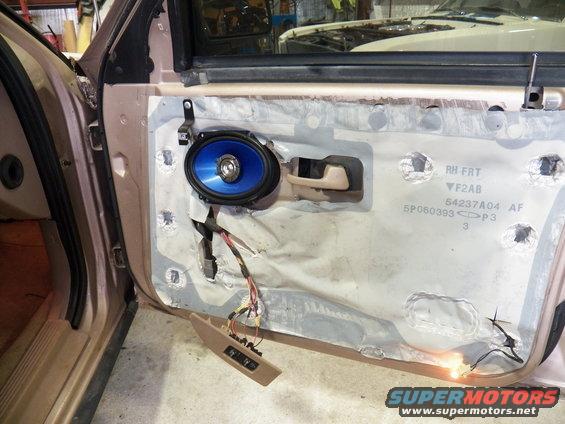 Looks like the passenger door has not been opened up before.