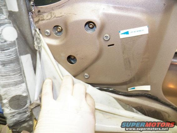 Original rivets for the window regulator