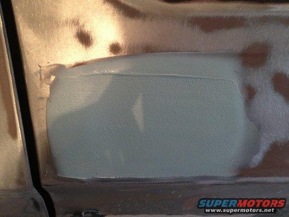 Body panel repair with primer and filler