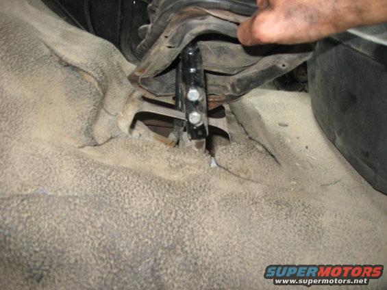 The shifter for the SROD is a bit easier to remove.  Just two bolts and none of the difficult spring loaded stuff.


