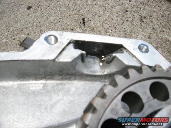 Magnet missing from the truck transfer case.