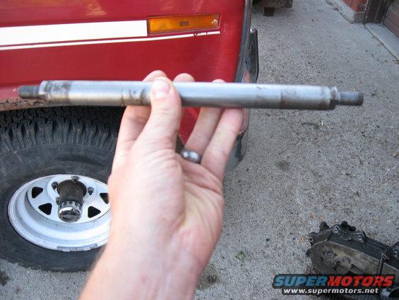 The mechanical clutch rod had a boxed end on both ends and allowed for no adjustment of any kind.
