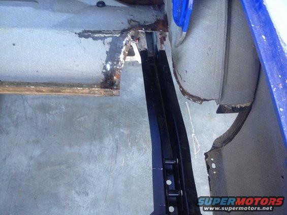 image.jpg 65 mustang new rear passenger side frame rail