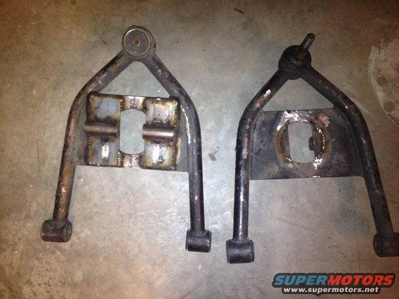 image.jpg 65 mustang lower control arm modified for coil over shock