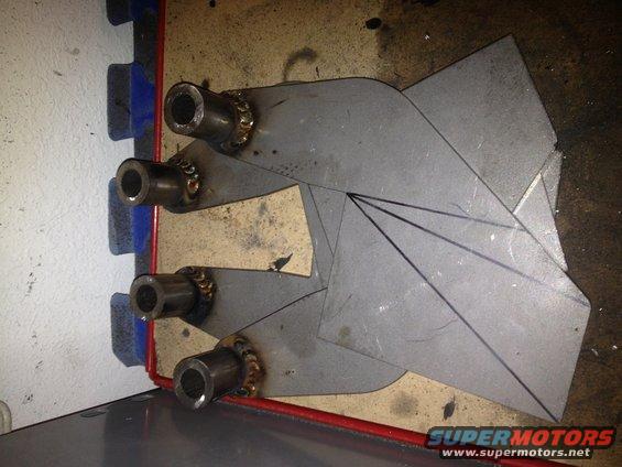 65 mustang upper coil over mount with 5/8" I'd DOM tubing