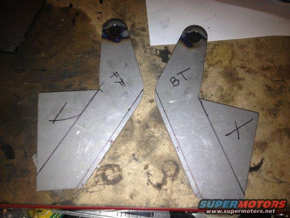 image.jpg 65 mustang upper coil over mounts marked for cutting