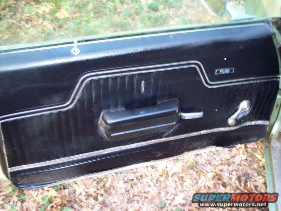 1970 Chevrolet Chevelle interior door panel with SS badge