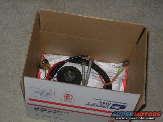 dualaltkit4s.jpg 6.5L Turbo Diesel driver-side alternator kit
IF THE IMAGE IS TOO SMALL, click it.

Here's the &quot;kit&quot;:
- 1 new bracket powdercoated black threaded M12x1.75 for the included idler bolt
- 2 used original long alternator bolts
- a used original charge cable with ring ends & fusible link (various lengths, may also have split loom covering or additional unneeded wires)
- a used original voltage regulator pigtail
- 1 used original nut for the alternator charge post
- a used original bolt, spacer, & idler pulley
- a new piece of plastic hanger strap long enough to wrap around the radiator hose & a used bolt to attach it to the back of the alternator shown in this album
Read all the other captions in this photo album AND [url=http://www.dieselplace.com/forum/showthread.php?t=463617]this thread[/url], but I've sold out of the 2nd production run, and I don't anticipate enough interest for a 3rd.

The voltage regulator pigtail (GM [url=https://www.amazon.com/dp/B000C9MY7G]PT1235[/url]) must be spliced into the original alternator's Brown wire, and I highly recommend a pierce splice as shown in this image:

[url=http://www.supermotors.net/registry/media/910757][img]http://www.supermotors.net/getfile/910757/thumbnail/splicepierce.jpg[/img][/url]

The worst way to splice it would be a ScotchLok, because it would compromise BOTH alternators.

Also required:
- a CS130 (or equivalent) alternator (any output)
- a different battery bolt to accept the ring terminal on the fusible link wire
[url=https://www.amazon.com/dp/B0785W7L1N][img]https://m.media-amazon.com/images/I/615344IQ7NL._AC_UY218_.jpg[/img][/url]
- a longer belt to match the idler pulley (if the recommended pulley is used in the provided threaded hole, [url=http://www.oreillyauto.com/site/c/detail/GAT9/K061203/]the stock dual alternator belt K061203[/url] will fit)
- a new idler pulley (recommended)
[url=http://www.supermotors.net/registry/media/947195][img]http://www.supermotors.net/getfile/947195/thumbnail/idler.jpg[/img][/url]

The 2 bolts from the factory hose hook will be transferred to the new bracket.

[url=http://www.supermotors.net/registry/media/949363][img]http://www.supermotors.net/getfile/949363/thumbnail/altl24.jpg[/img][/url]

I DON'T KNOW what other years, engines, & alternators this might fit, so study the other photos in this album to determine if it will fit yours.  I only know for sure about a '97 6.5L.