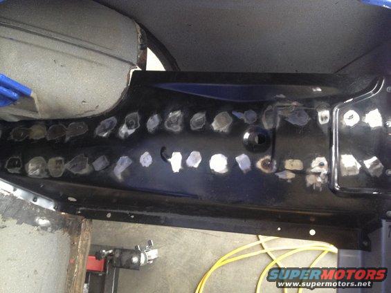 image.jpg 65 Mustang passenger side trunk floor welded in