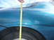 1993 Mazda MX-3 - close up - Right rear Mazdaspeed struts and Springs on 15 inch rims