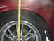 1993 Mazda MX-3 - left rear Koni inserts, OEM struts and H&R Springs on 17 inch rims