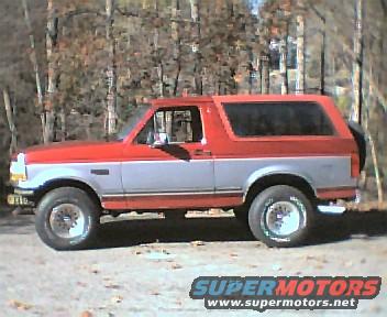 Here's my truck with 33x12.5x15 BFG A/T's, they're pretty worn. (no bumper)