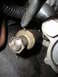 1997 Ford F-250 - Oil pressure sensor detail, likely from an engine bay.