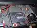 2003 Ford Taurus - Car audio equipment is installed in the trunk of a vehicle, dated 11/22/2003.