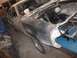 1978 Ford Mustang II - This 1978 Ford Mustang II is in the process of being restored, showing its bodywork and engine bay.
