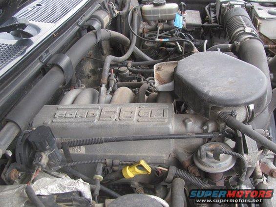 Ford 5.0L V8 engine with visible text