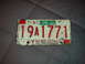 1995 Mercury Grand Marquis - This Indiana license plate, numbered 19A 1771, has an expiration date of June 1974.
