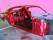 1970 Ford Mustang - The red is close to actual. Not sure where the pink came from. weird.