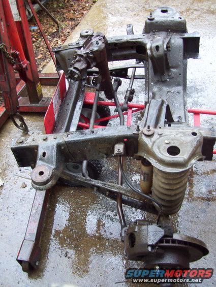The front suspension from the '72 was upgraded by me during the first build with disk brakes, factory "camper special" sway bar and strut rods. The pieces are available if anyone wants to increase the stability of thier twin I beams on the cheap. I will sell the 390 springs, sway bar, strut rods, beams with spindles, and any hardware I can find for $200. I may even have the master cylinder for the brakes as well, the rear was still the stcok drums so I used the stock proportioning valve from the late truck with disk brakes.