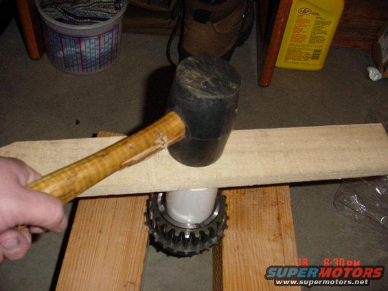 dsc01847.jpg Just like this......I found a deadblow hammer to work better than this rubber mallet